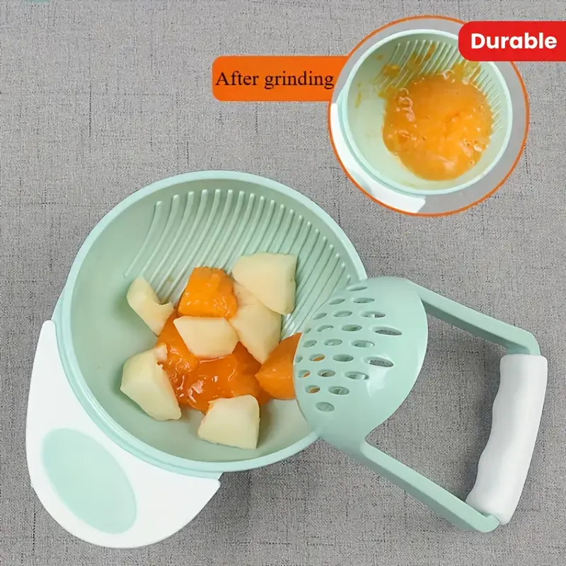 Baby Food Mixer - 1pc Polypropylene Manual Food Grinder, Fruit