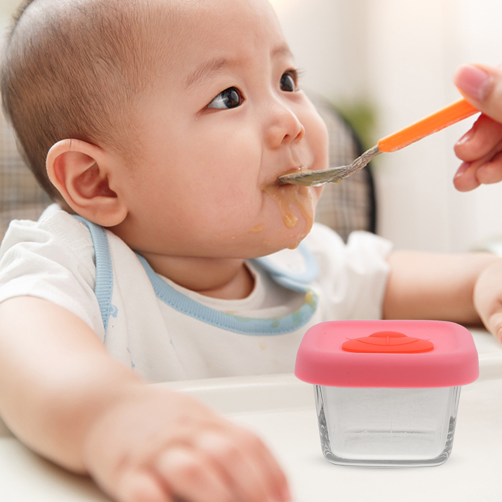 Baby Kitchen Food - 140Ml Baby Scale Glass Bowl Leakproof