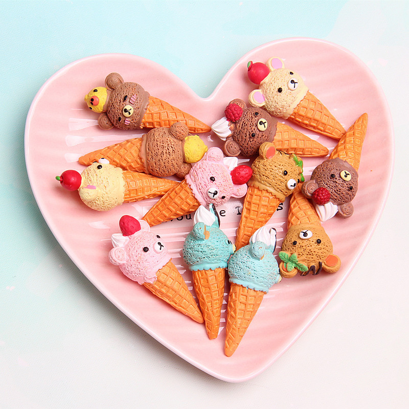 Baby Kitchen Food - Rilakkuma Ice Cream Action Figures Kawaii