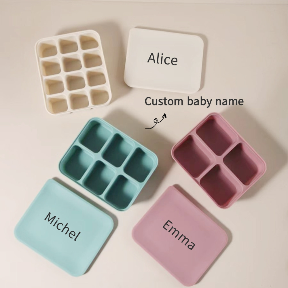 Baby Kitchen Food - Personalized Baby Food Freezer Tray with