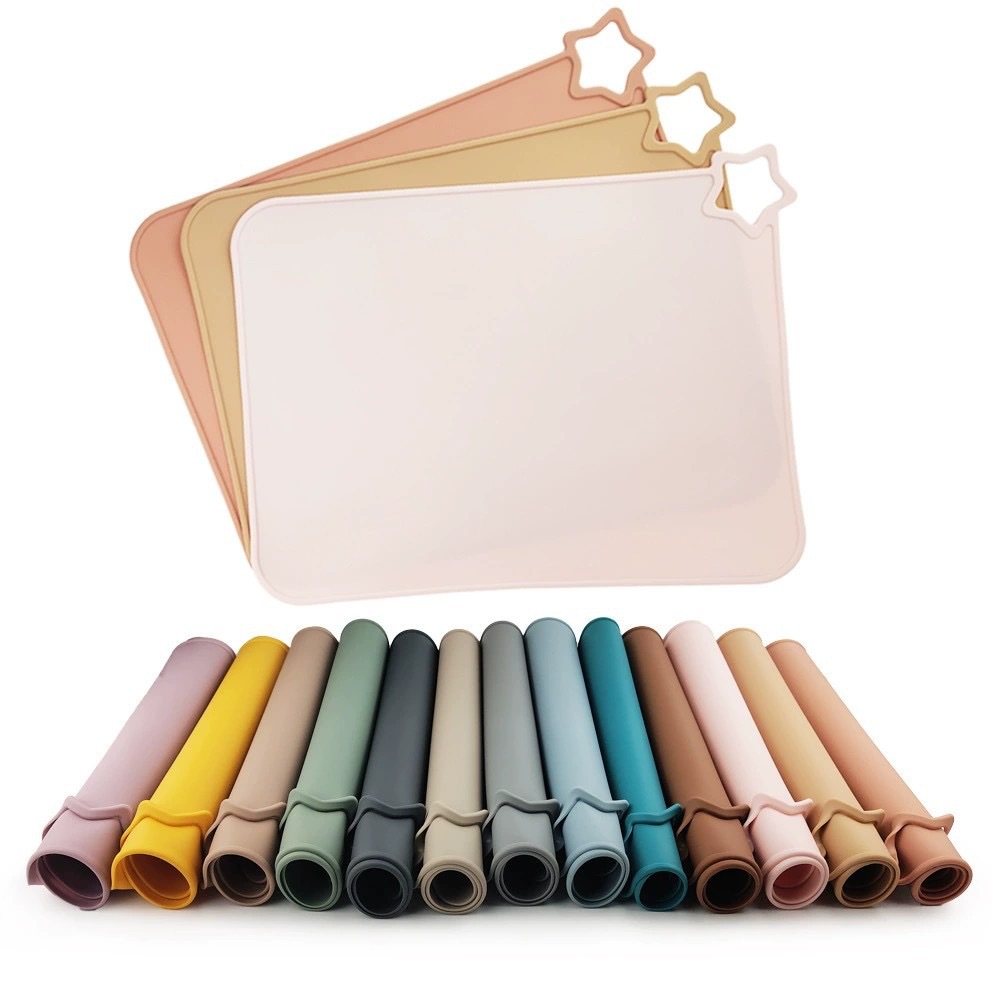 Baby Food Chart - Silicone Placemats For Children and Infants,