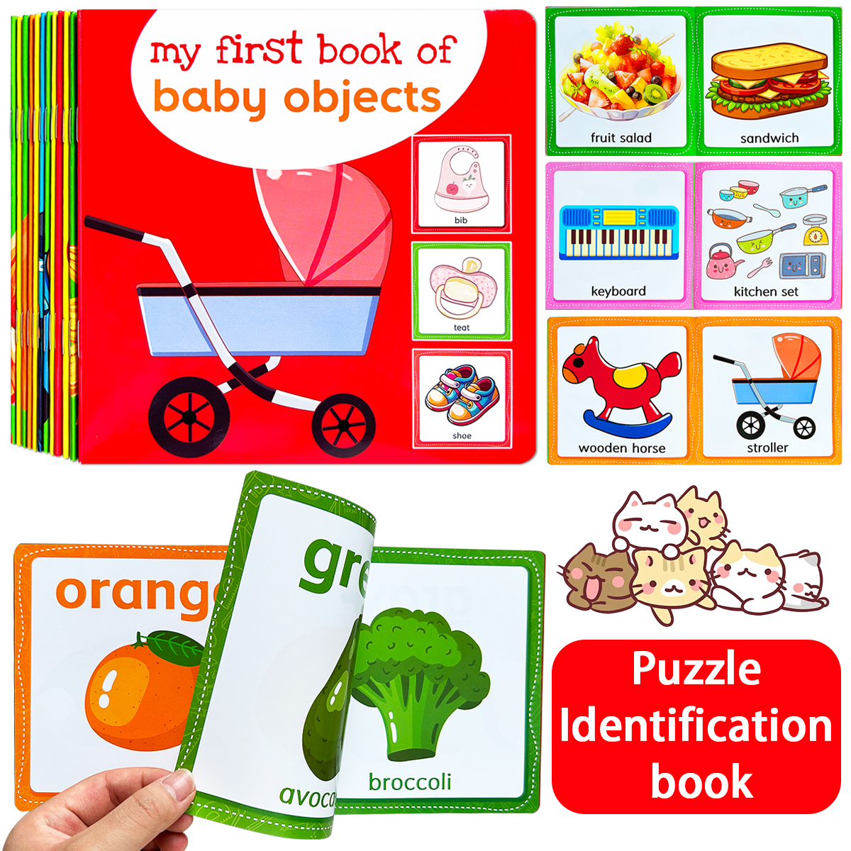 Baby 1 Year Food - 12 Pack Baby First Cognitive Board