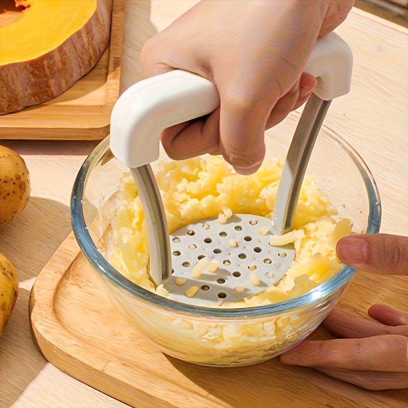 Baby Food With Sweet Potato - Manual mashed potato press, potato masher,