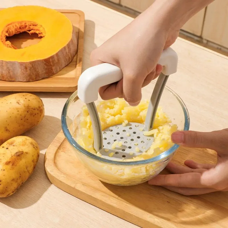 Baby Food With Sweet Potato - Manual mashed potato press, potato masher,
