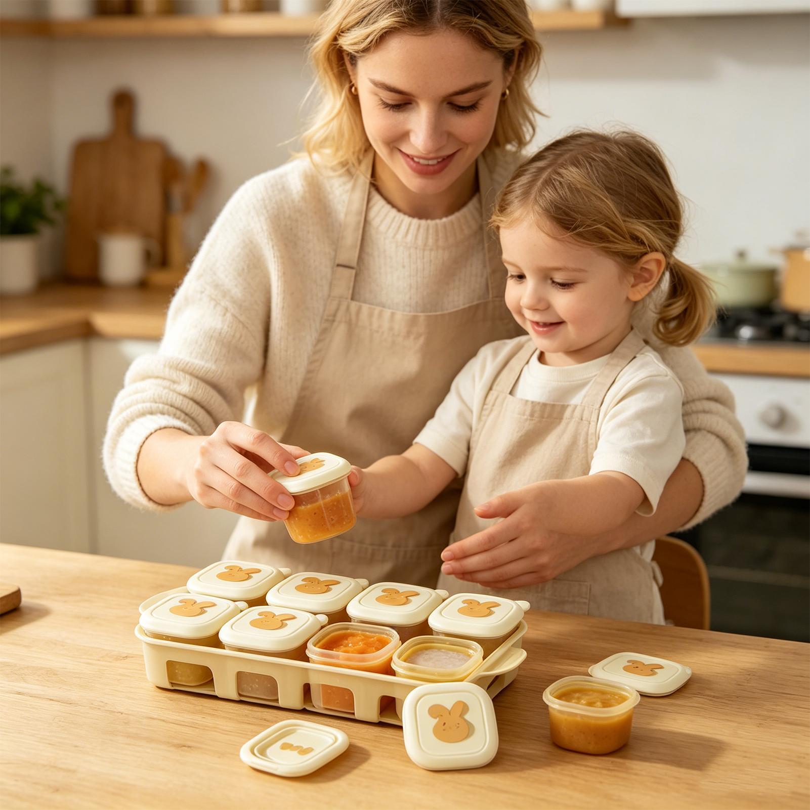 Cube Food Freezer Tray Kids Yo - огляд і ціна Baby Food Tray