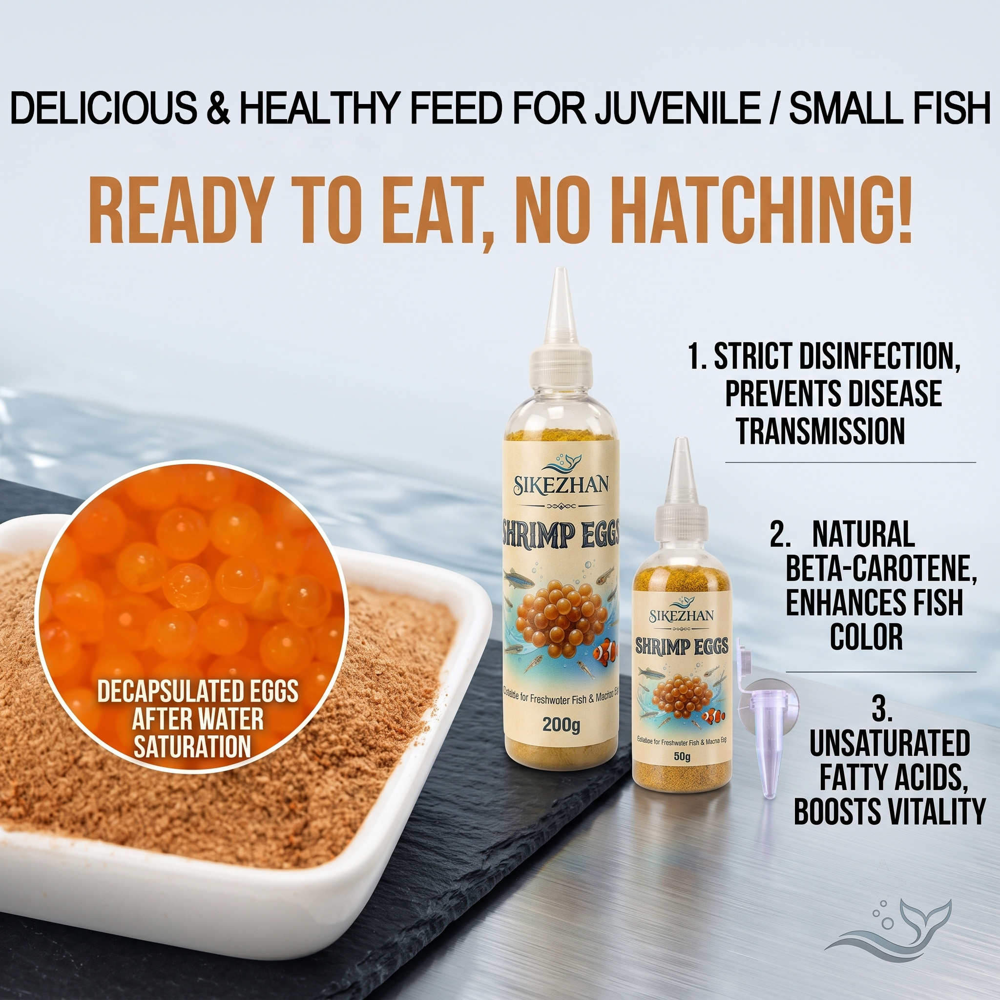 Complete Brine Shrimp Eggs & F - огляд і ціна Baby Food Shrimp