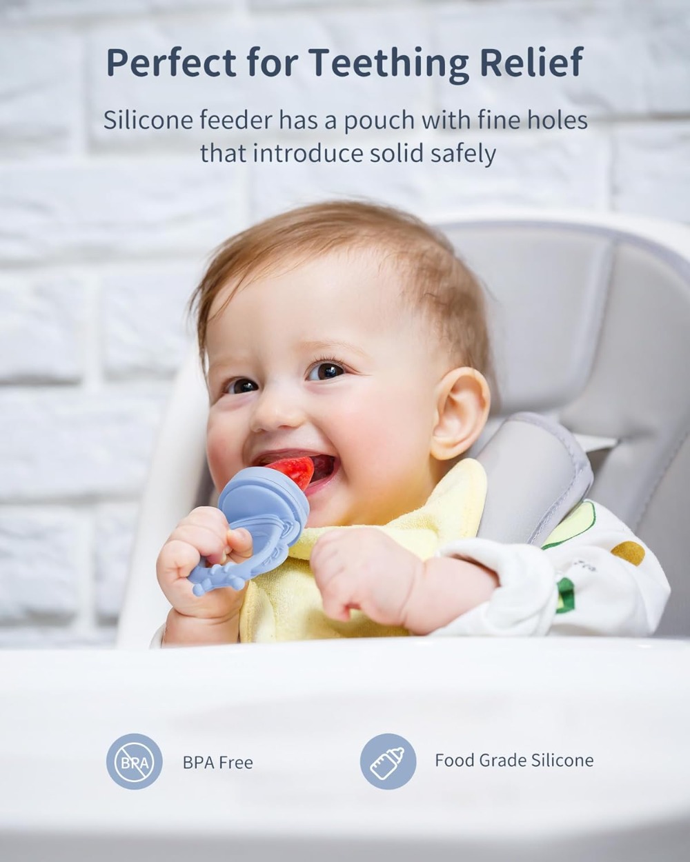 Silicone Baby Fruit Food Feede - огляд і ціна Feeding Baby Food