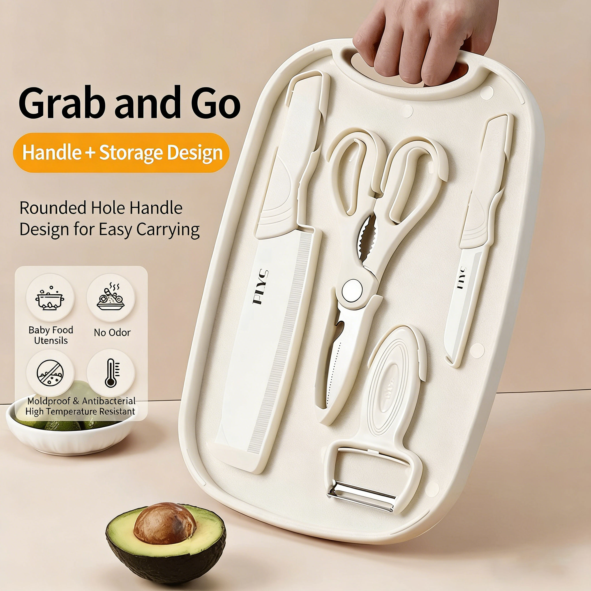 Newly Generation Portable Trav - огляд і ціна Baby Food Knife Set