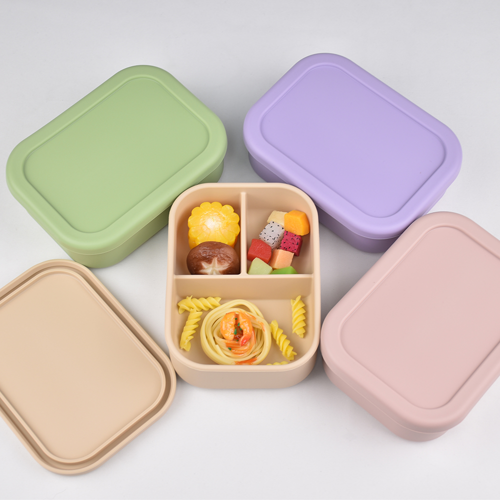 3-Compartment Food Grade Silic - огляд і ціна Baby Kitchen Food