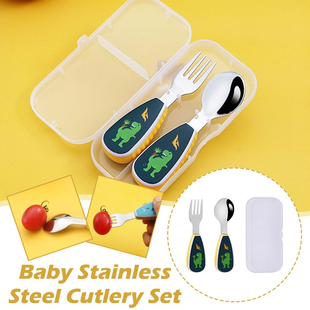 2pcs Cute Tableware Food Train - огляд і ціна Baby Food Knife Set
