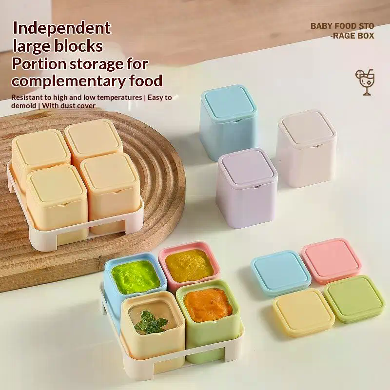 4 Grids Baby Food Storage Cont - огляд і ціна Baby Food Tray