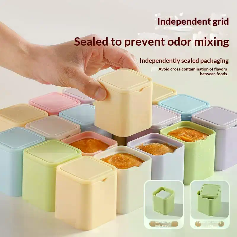 4 Grids Baby Food Storage Cont - огляд і ціна Baby Food Tray