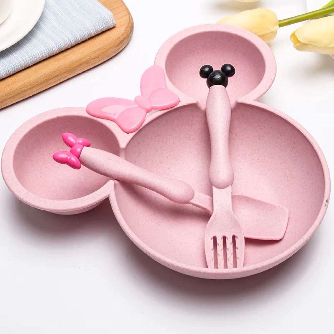 3Pcs/set Cartoon Baby Bowl Tab - огляд і ціна Baby Food Menu
