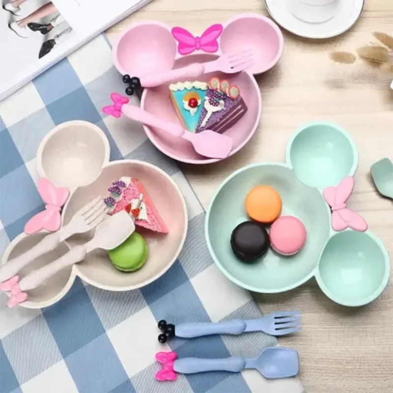 3Pcs/set Cartoon Baby Bowl Tab - огляд і ціна Baby Food Menu