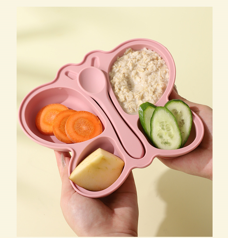 2pcs Baby Butterfly Silicone D - огляд і ціна Baby Food Menu