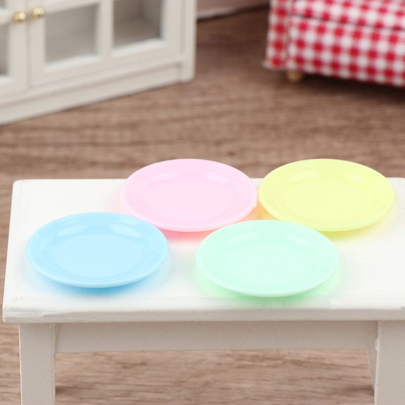 5Pcs Dollhouse Mini Food Plate - огляд і ціна Baby Kitchen Food