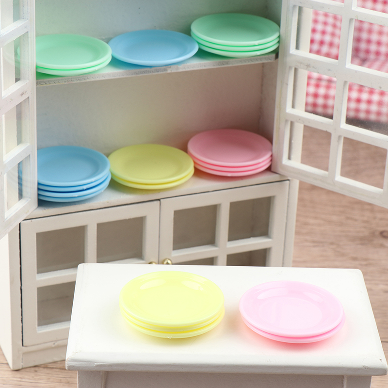 5Pcs Dollhouse Mini Food Plate - огляд і ціна Baby Kitchen Food