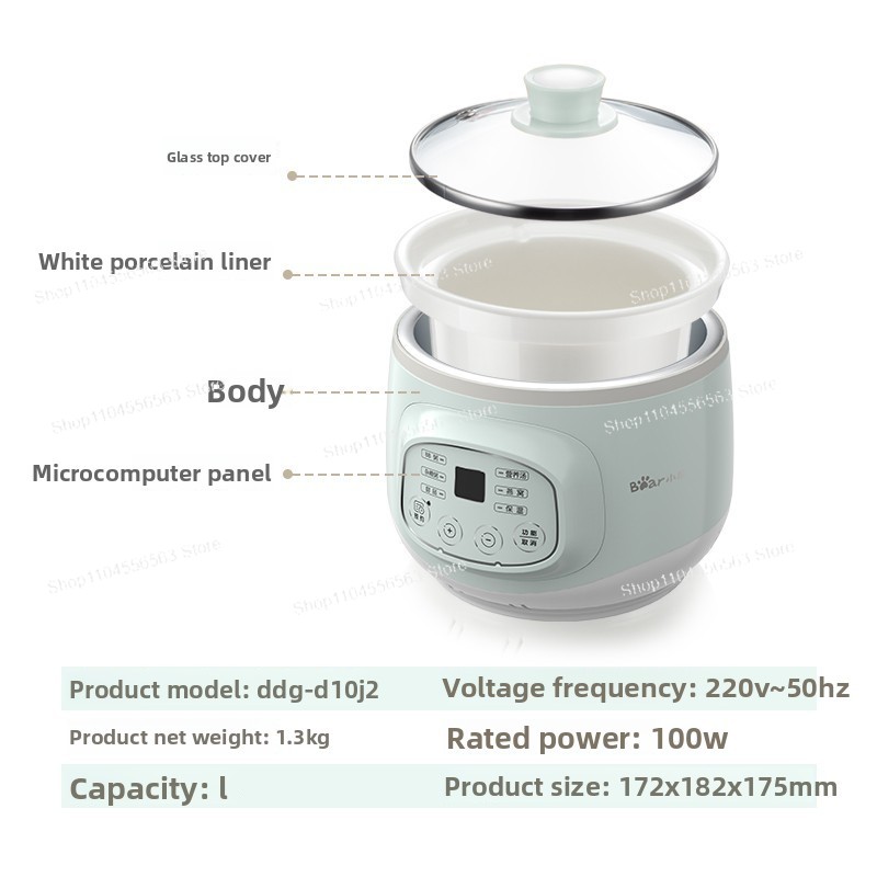 Mini Electric Stew Pot DDZ-A08 - огляд і ціна Baby 1 Year Food
