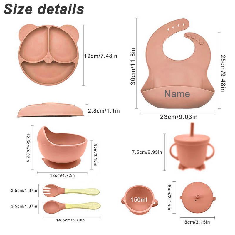 Personalized Name Tableware Fo - огляд і ціна Baby Food Menu
