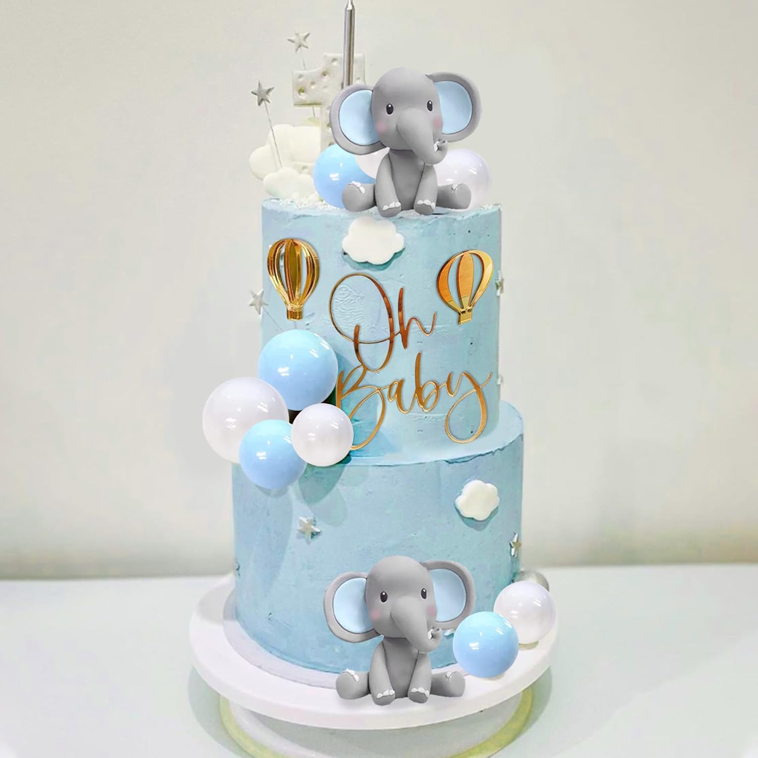 Elephant Cake Decoration Baby  - огляд і ціна Baby Food Mixer