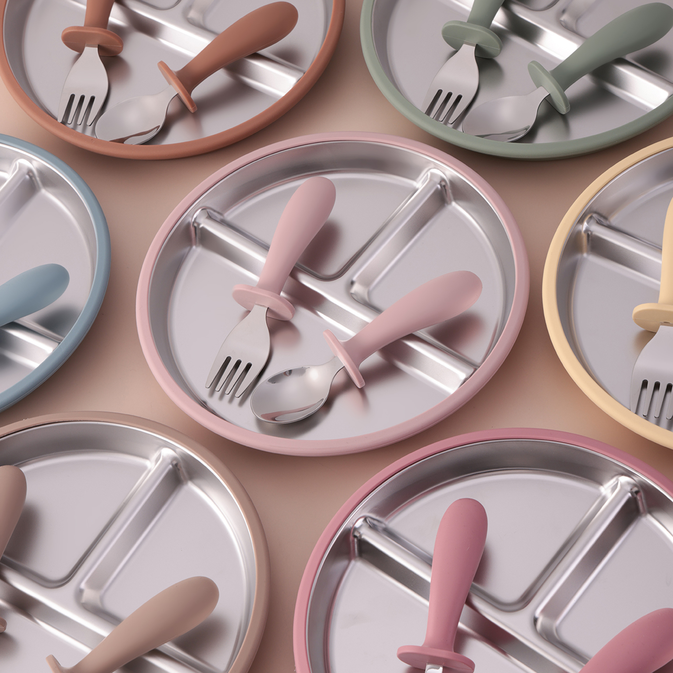 3PCS Silicone Stainless Steel  - огляд і ціна Baby Food Menu