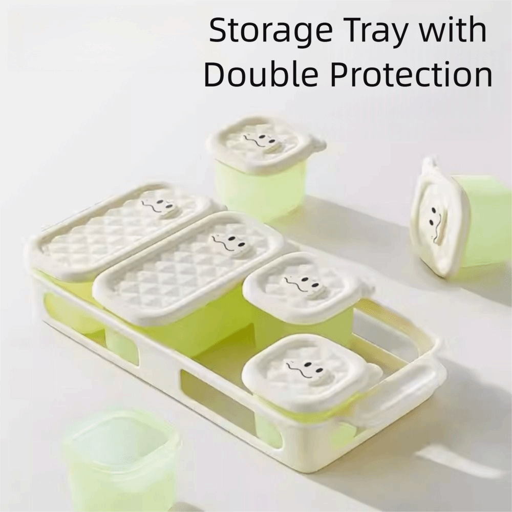 3/4/6 Grid Design Baby Food Fr - огляд і ціна Baby Food Tray