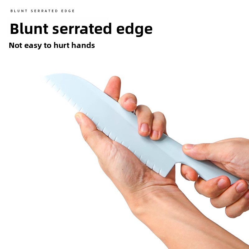 Non-slip plastic kitchen knife - огляд і ціна Baby Food Knife Set