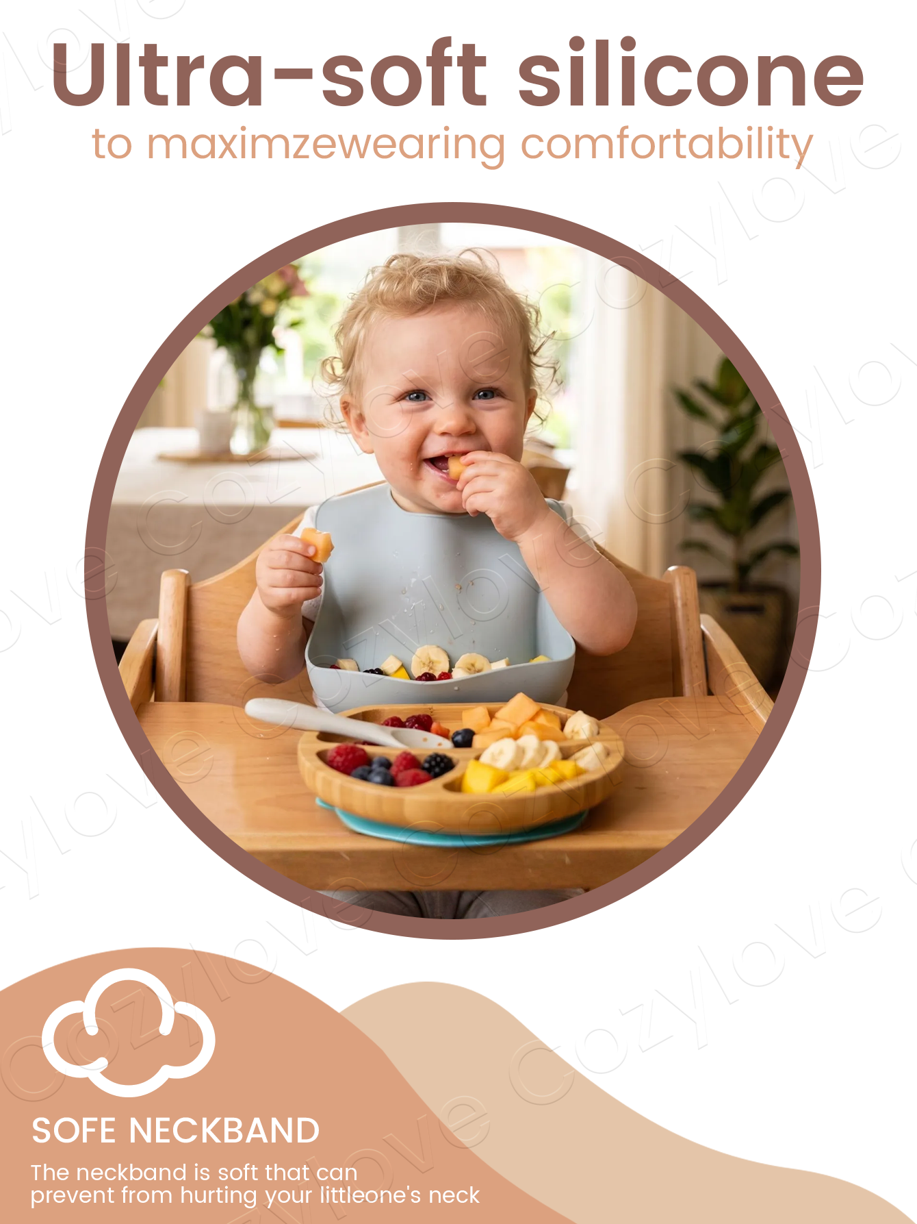 Waterproof Silicone Baby Feedi - огляд і ціна Feeding Baby Food