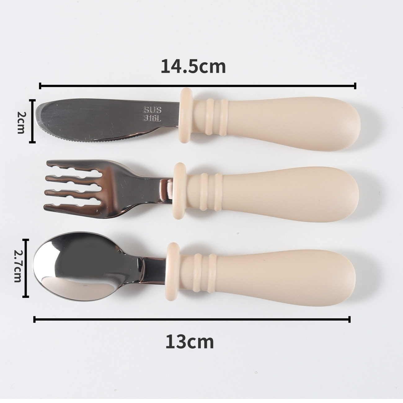 Custom Silicone Spoon & Fork K - огляд і ціна Baby Food Knife Set