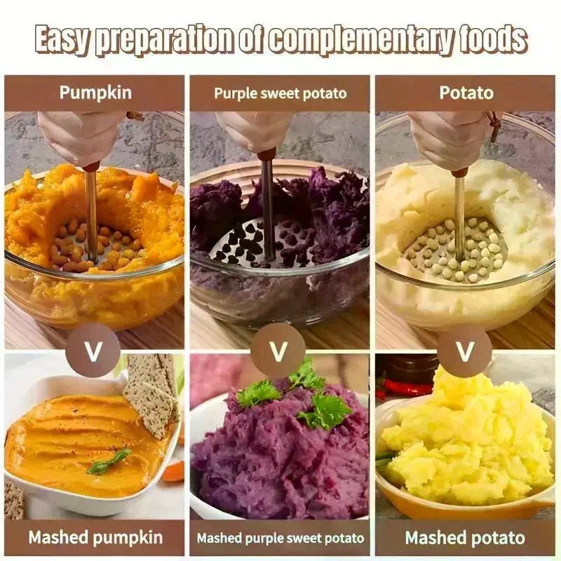 201 Stainless Steel Mashed Pot - огляд і ціна Baby Food With Sweet Potato