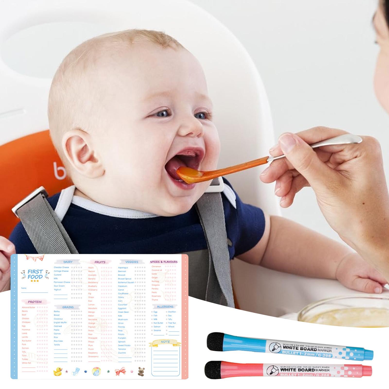 Baby First Foods Checklist Mag - огляд і ціна Baby Food Chart