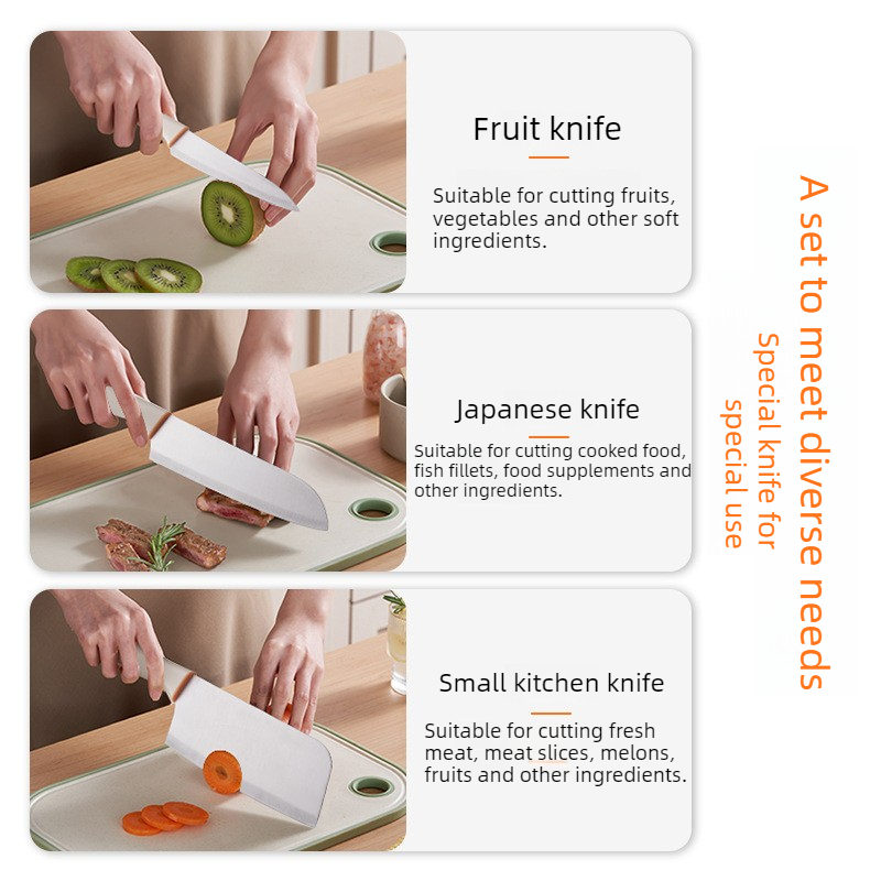 3-PCS Kitchen Knife Sets Stain - огляд і ціна Baby Food Knife Set