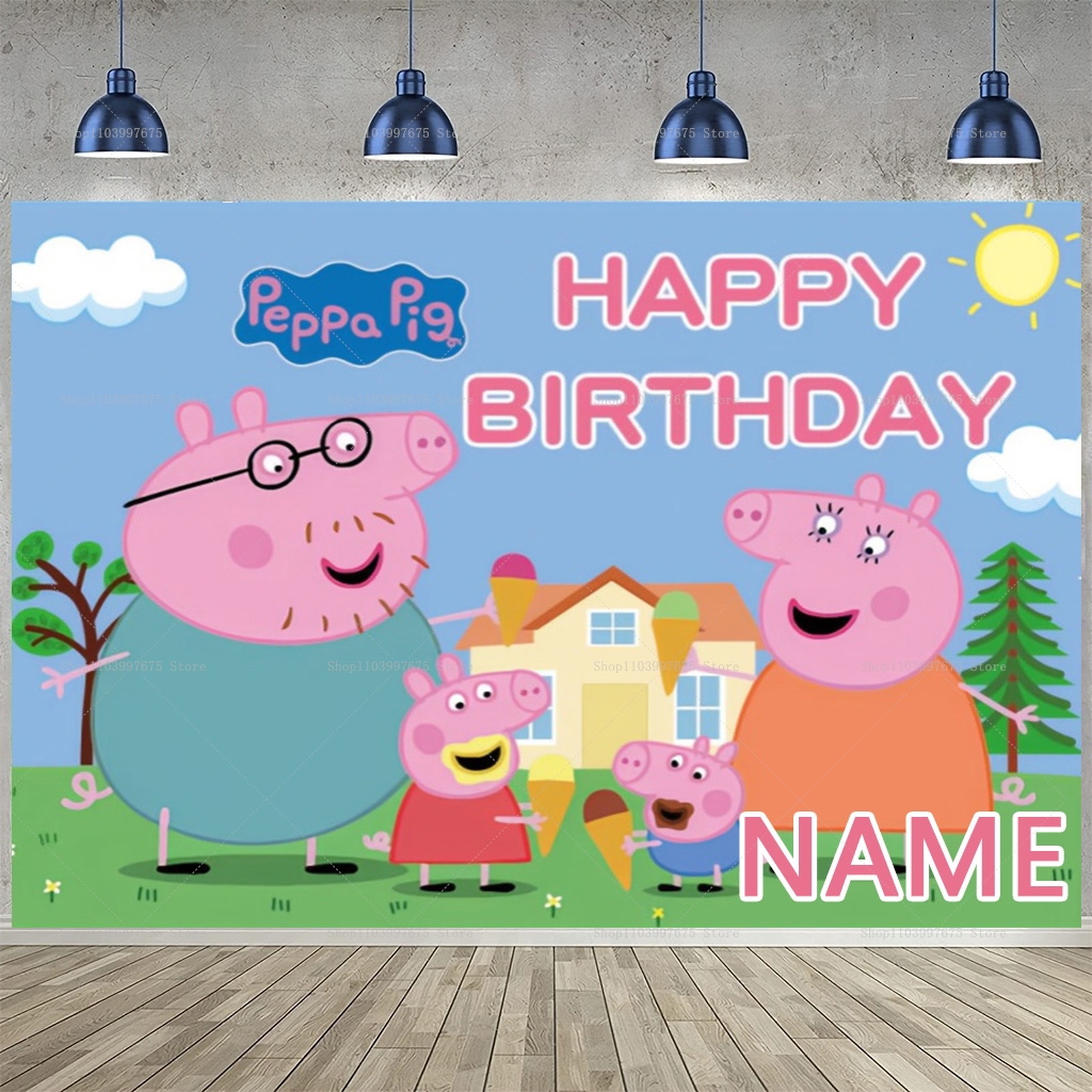 Custom Name Cartoon Peppa Pig  - огляд і ціна Baby Food Plan