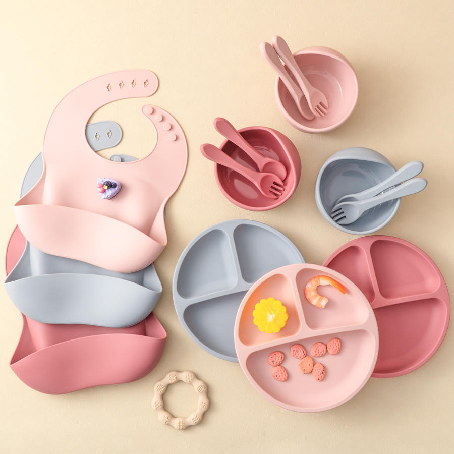 5Pcs Baby Silicone Feeding Set - огляд і ціна Baby Food Chart