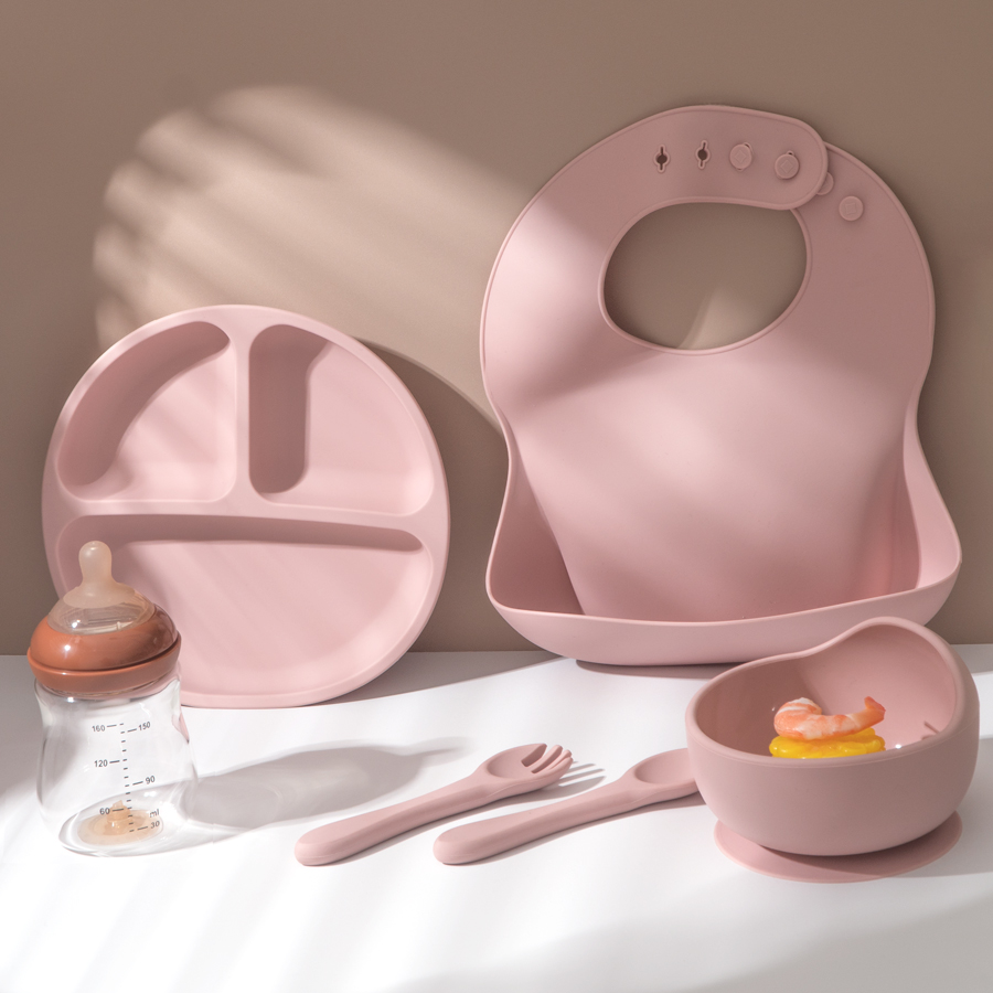5Pcs Baby Silicone Feeding Set - огляд і ціна Baby Food Chart