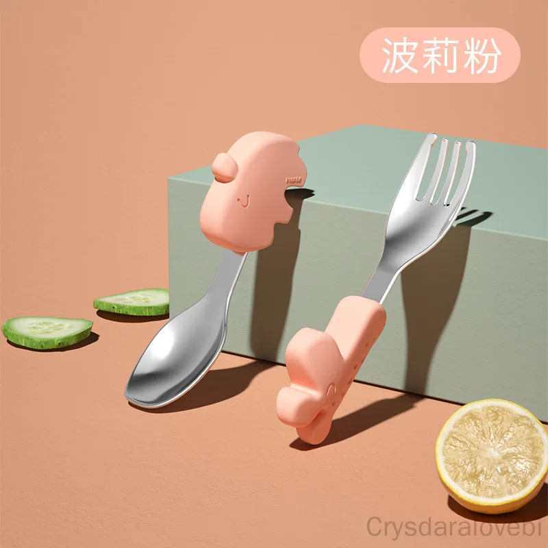 1setElephant Short Fork Spoon  - огляд і ціна Baby Food Knife Set