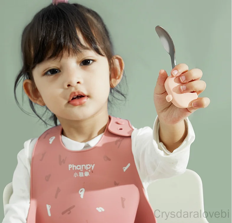 1setElephant Short Fork Spoon  - огляд і ціна Baby Food Knife Set