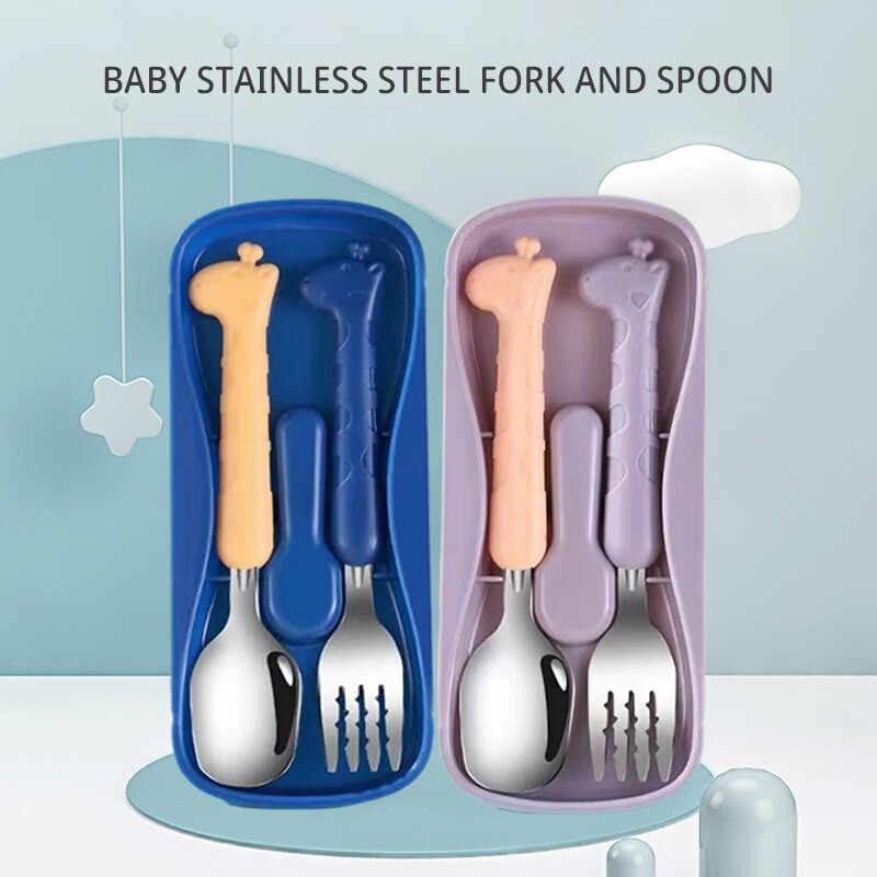 2-Piece Children's Tableware S - огляд і ціна Baby Food Knife Set