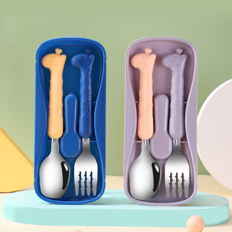 2-Piece Children's Tableware S - огляд і ціна Baby Food Knife Set