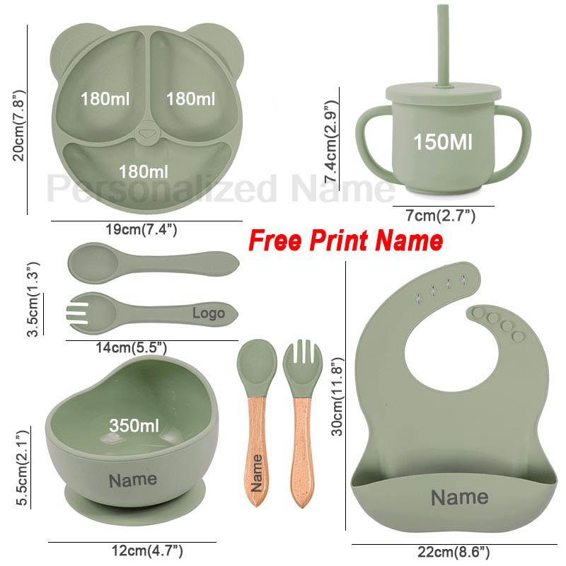 Feeding Set Silicone For Baby  - огляд і ціна Baby Food Tray