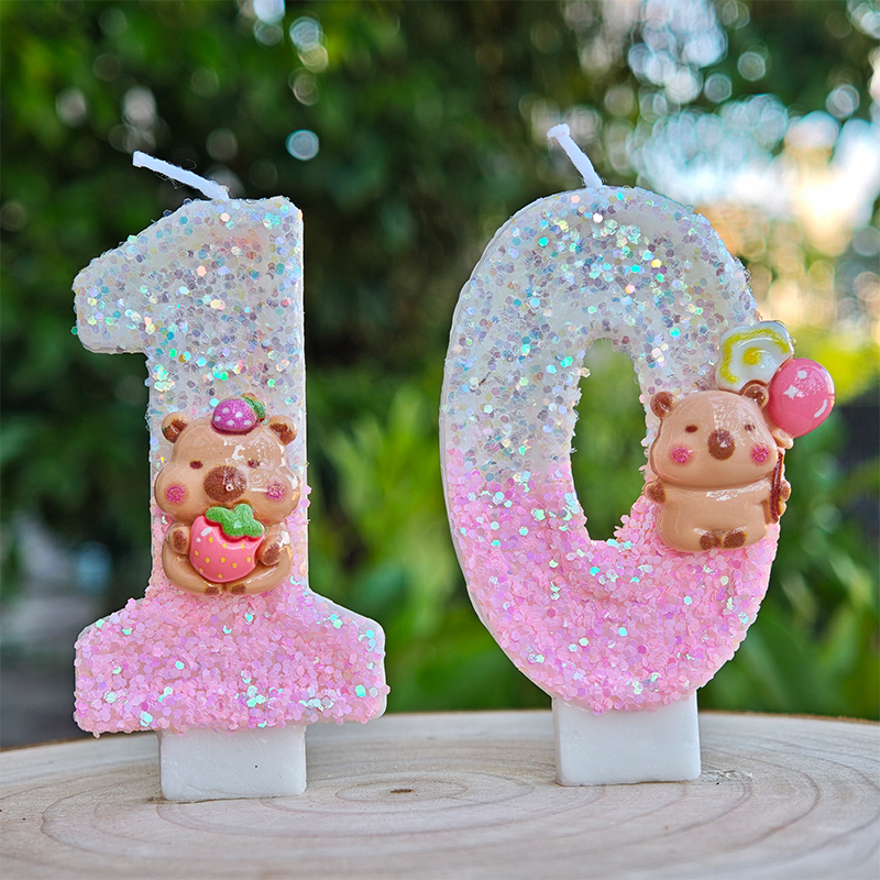 New Capybara Candles Cake Deco - огляд і ціна Baby 1 Year Food