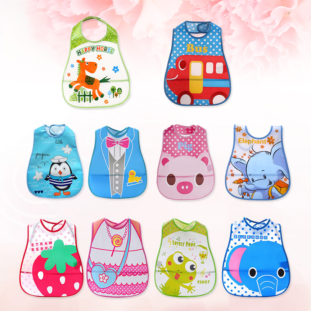 10 Pcs Baby Drool Bibs Food Fe - огляд і ціна Feeding Baby Food