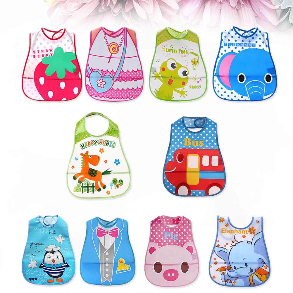 10 Pcs Baby Drool Bibs Food Fe - огляд і ціна Feeding Baby Food