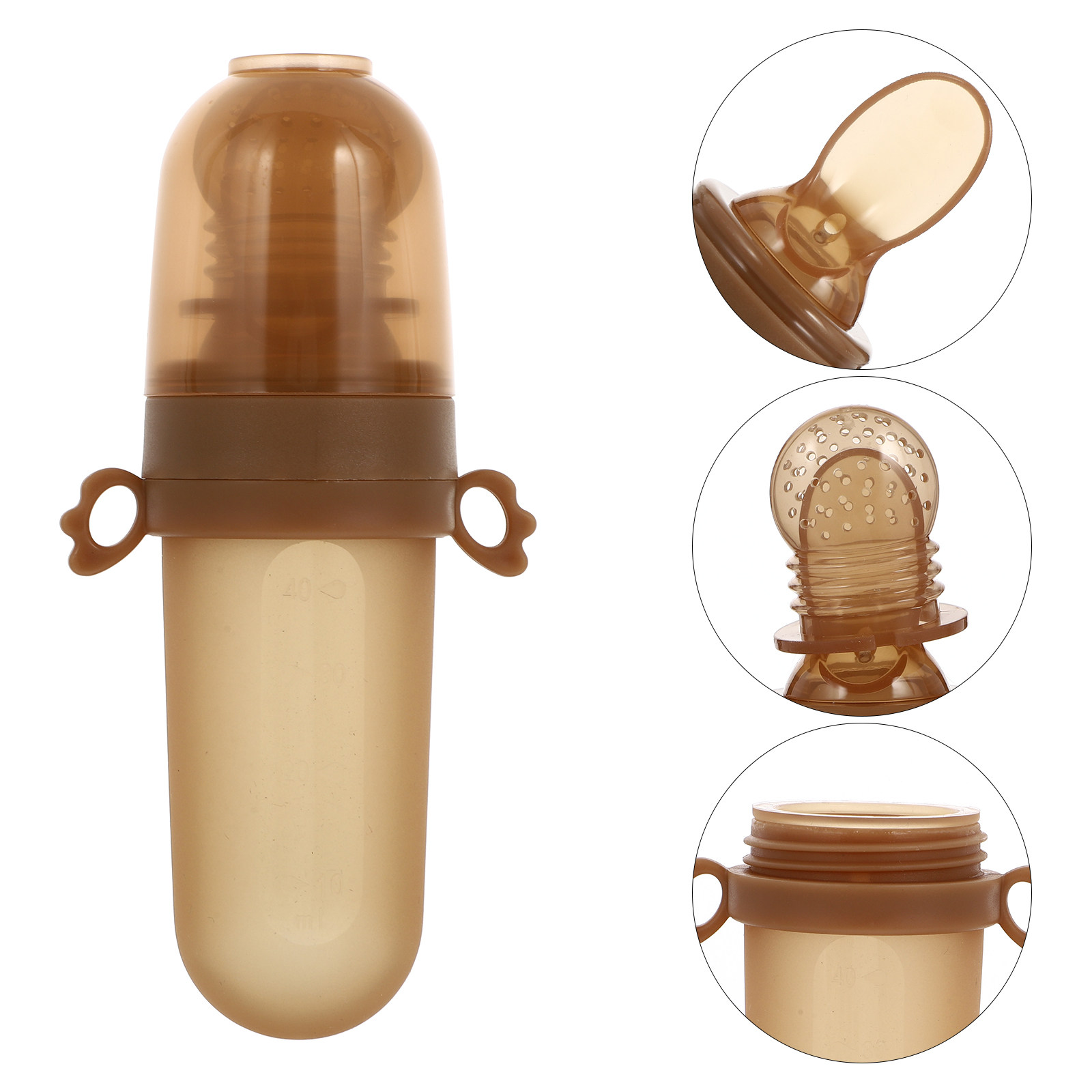 1Set Baby Fruit Feeder Beige P - огляд і ціна Feeding Baby Food