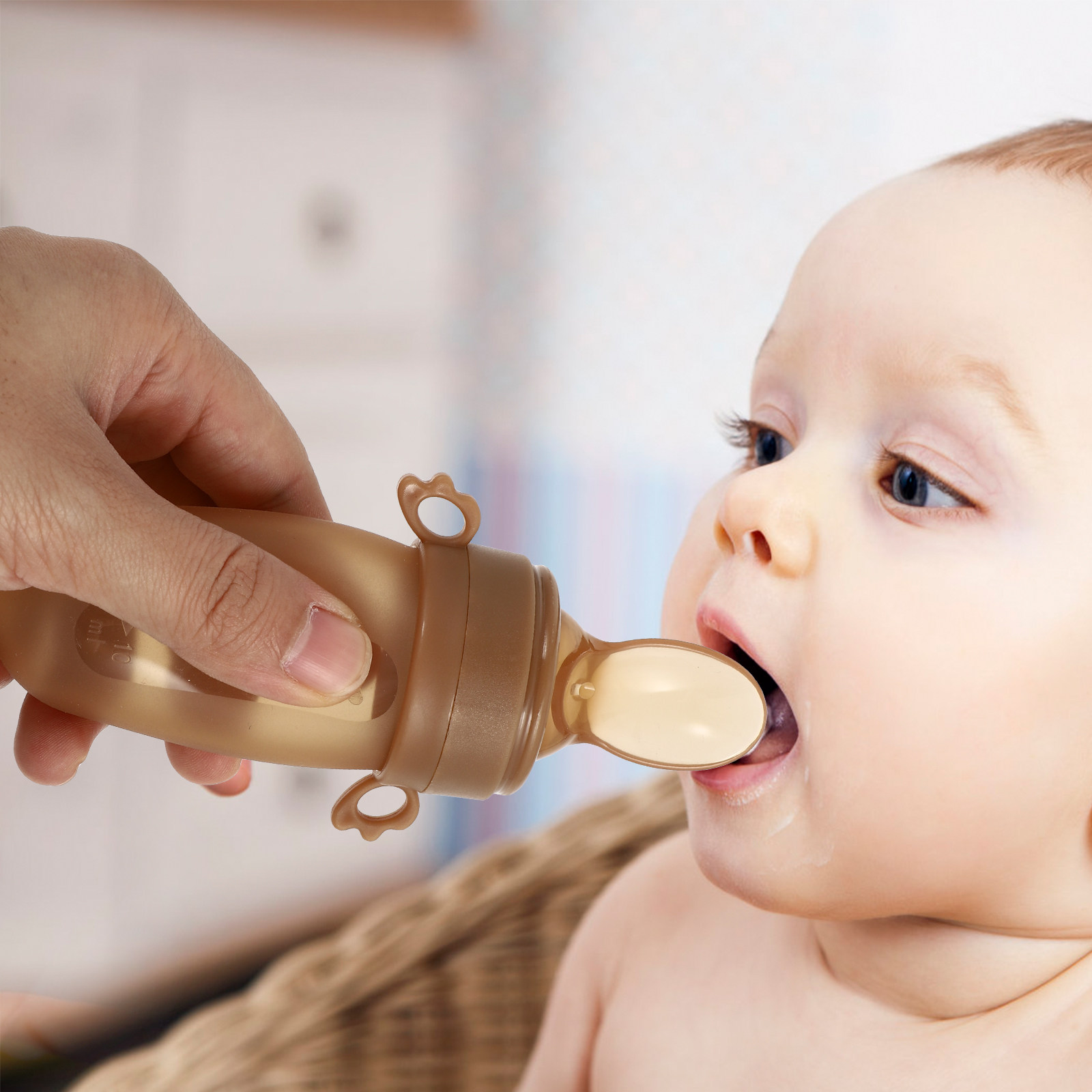 1Set Baby Fruit Feeder Beige P - огляд і ціна Feeding Baby Food