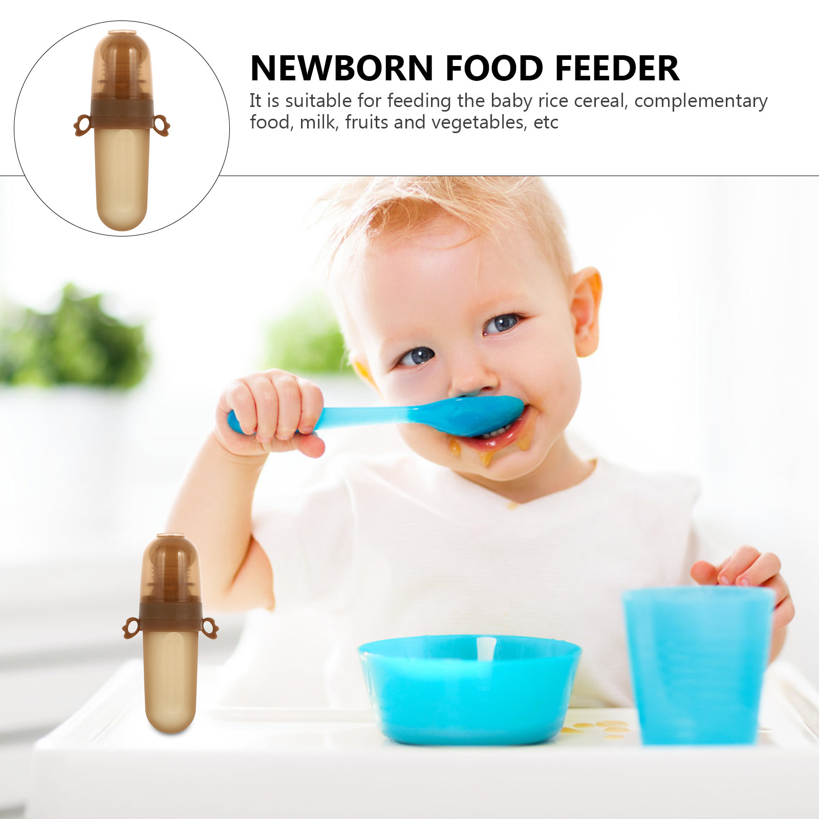 1Set Baby Fruit Feeder Beige P - огляд і ціна Feeding Baby Food