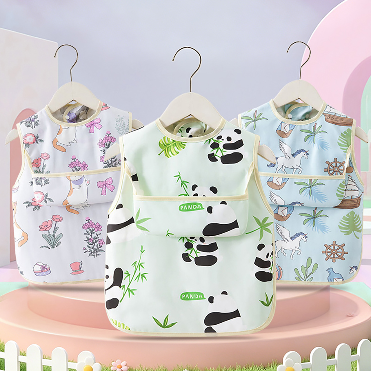 0-4Y Baby Bibs & Pocket Waterp - огляд і ціна Baby 1 Year Food