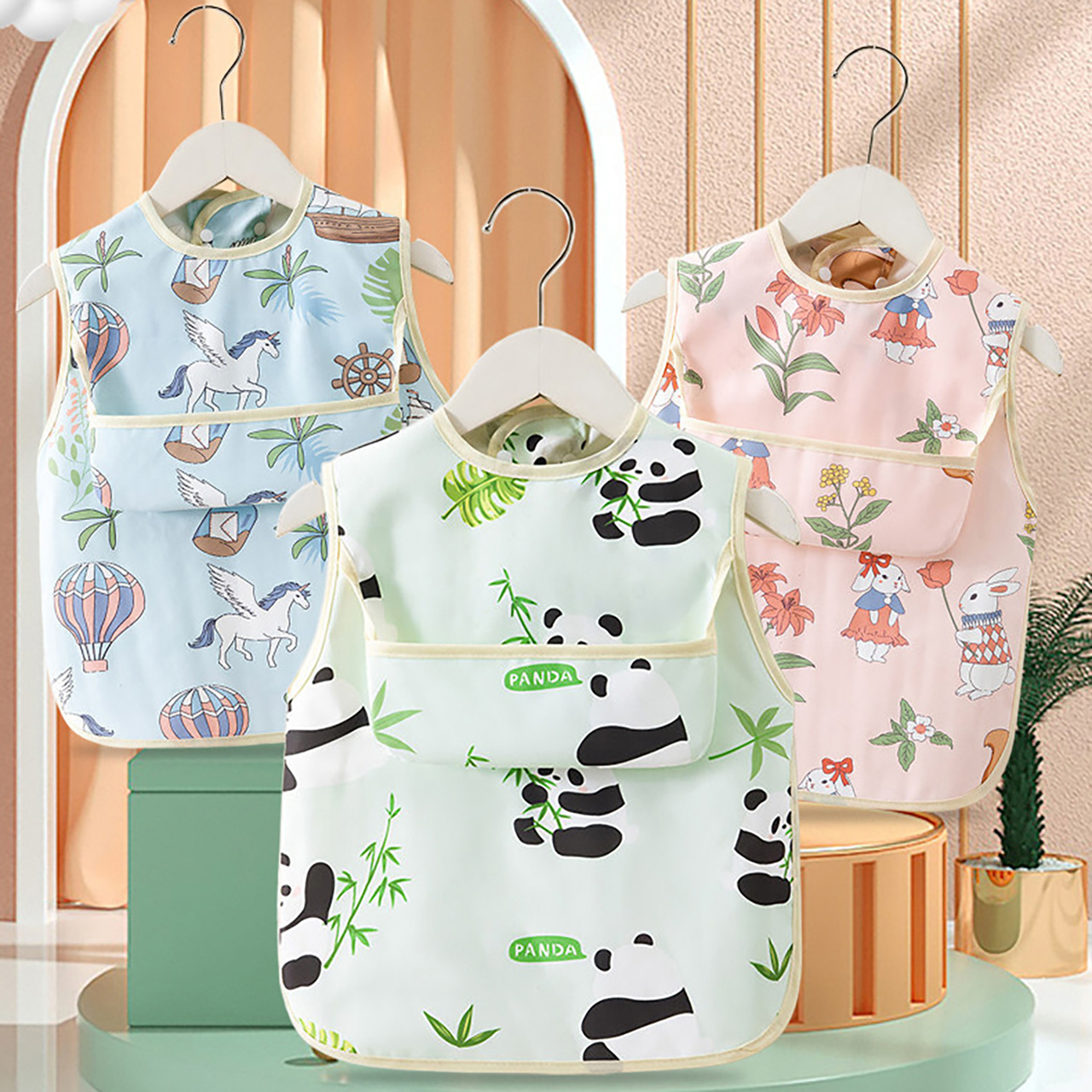 0-4Y Baby Bibs & Pocket Waterp - огляд і ціна Baby 1 Year Food