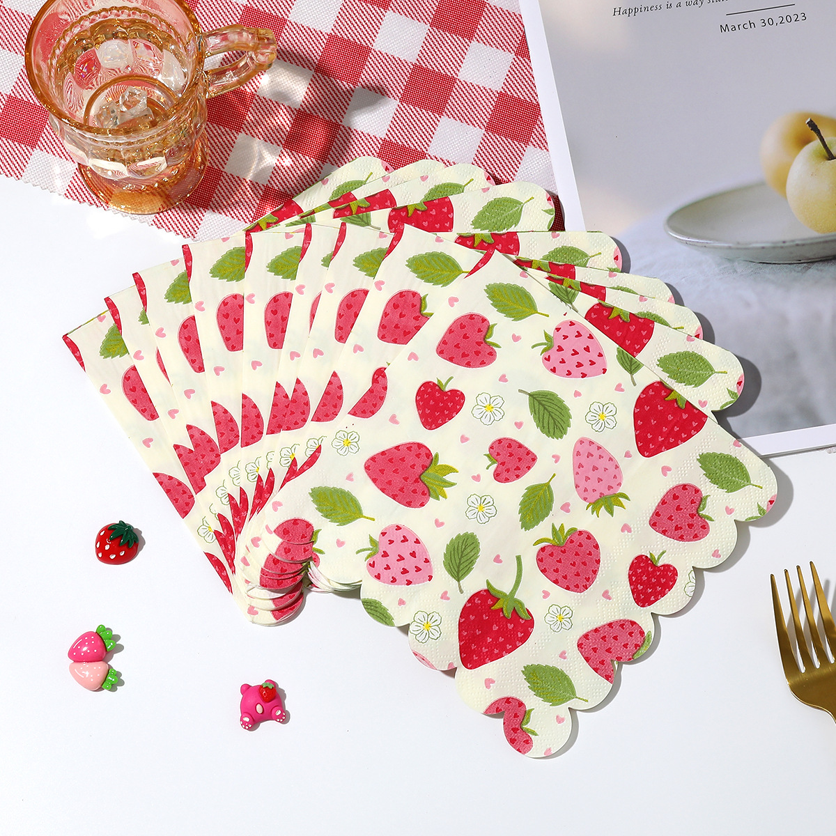 20Pcs/bag Sweet Strawberry The - огляд і ціна Baby 1 Year Food
