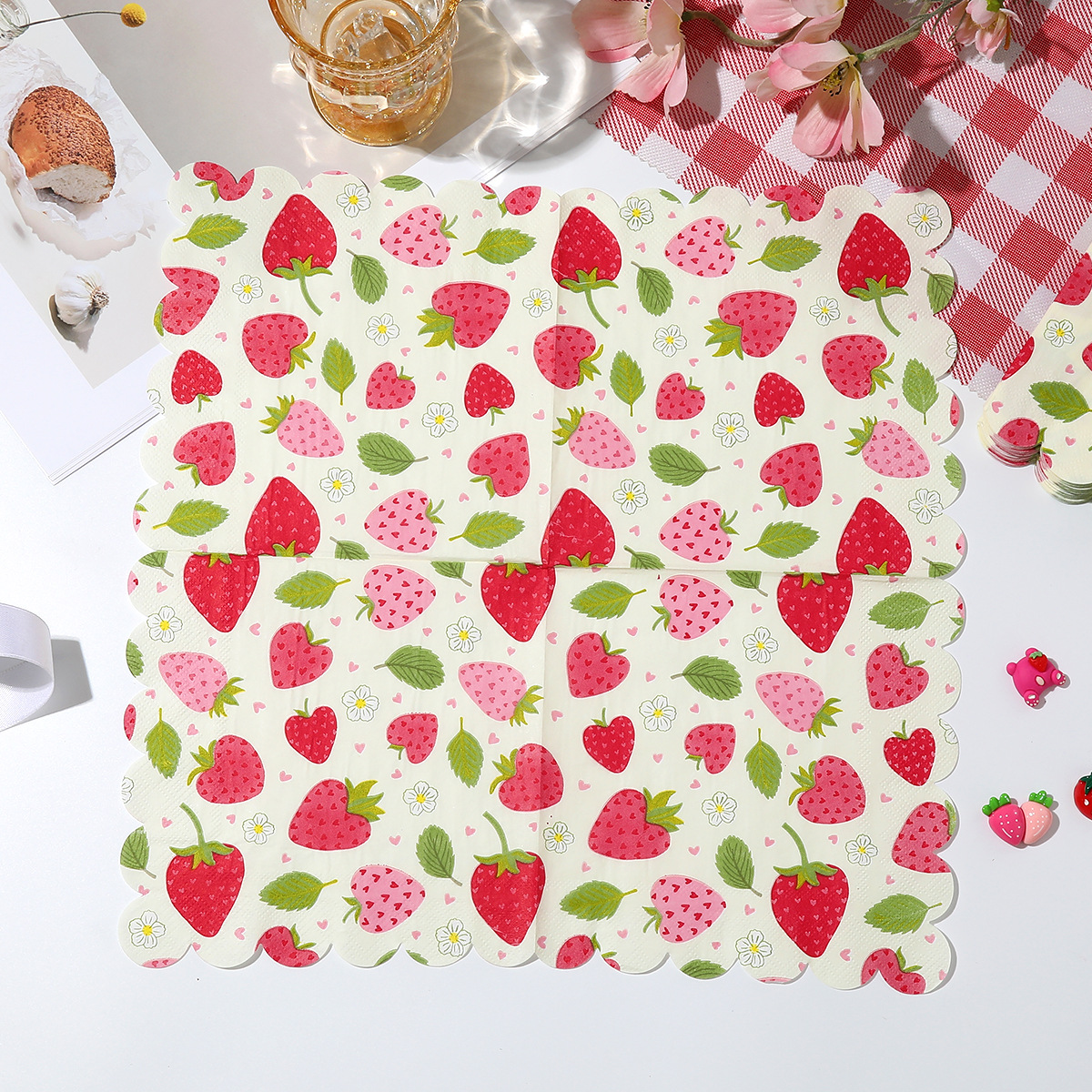 20Pcs/bag Sweet Strawberry The - огляд і ціна Baby 1 Year Food
